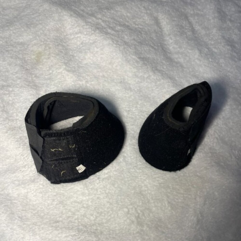 Pair of Small Horse Bell Boots, Black